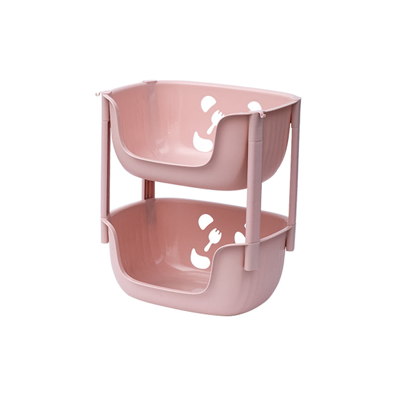 Plastic Contemporary Geometric Bookshelf Vertical Open Bookcase for Home