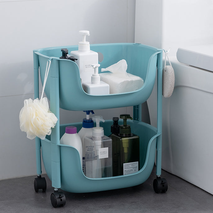 Plastic Contemporary Geometric Bookshelf Vertical Open Bookcase for Home