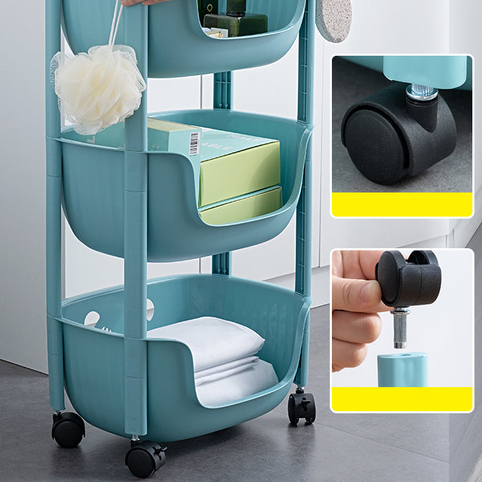 Plastic Contemporary Geometric Bookshelf Vertical Open Bookcase for Home