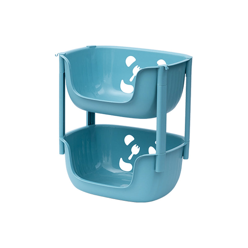 Plastic Contemporary Geometric Bookshelf Vertical Open Bookcase for Home