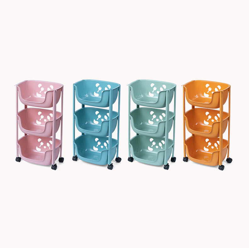 Plastic Contemporary Geometric Bookshelf Vertical Open Bookcase for Home