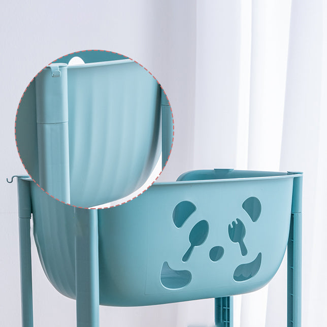 Plastic Contemporary Geometric Bookshelf Vertical Open Bookcase for Home