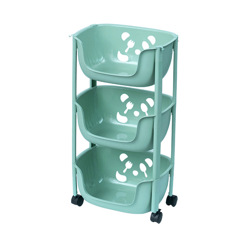 Plastic Contemporary Geometric Bookshelf Vertical Open Bookcase for Home