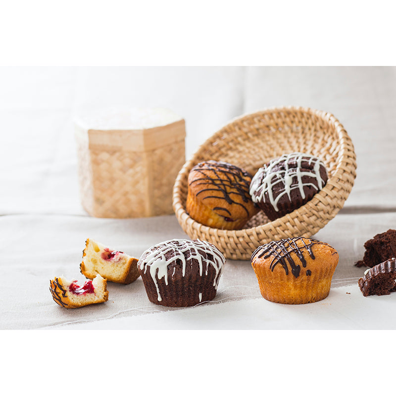 Photography Stain Resistant Mural Wallpaper Dessert Pattern Sleeping Room Wall Mural