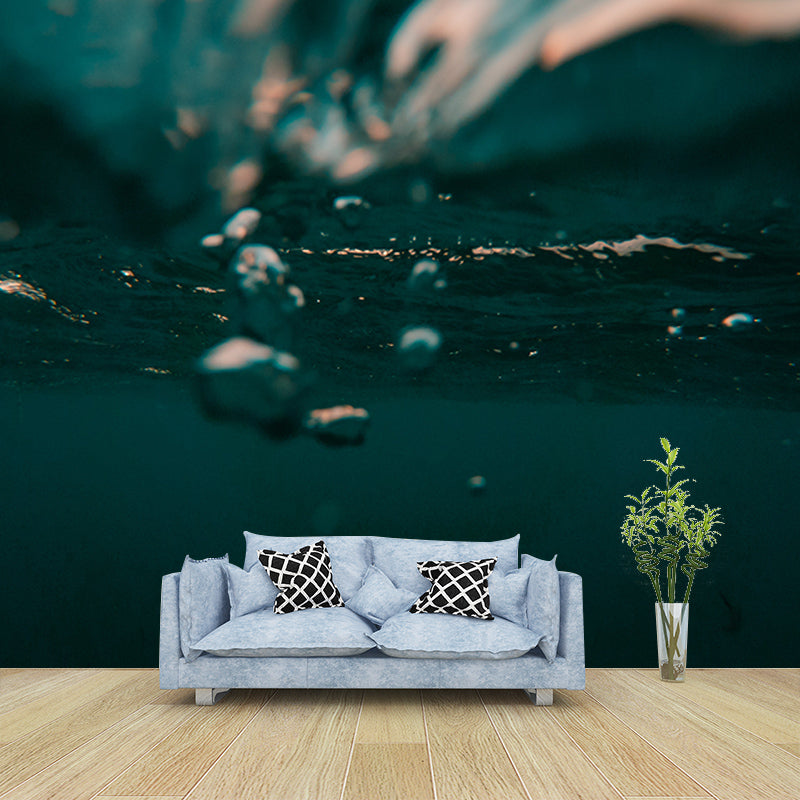 Environment Friendly Wall Mural Wallpaper Underwater Sitting Room Wall Mural