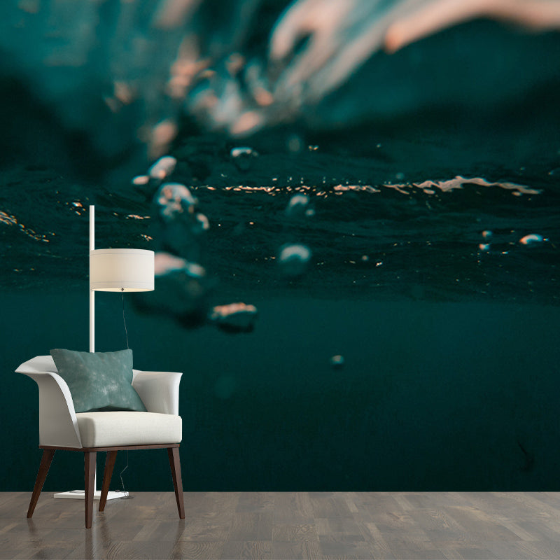 Environment Friendly Wall Mural Wallpaper Underwater Sitting Room Wall Mural