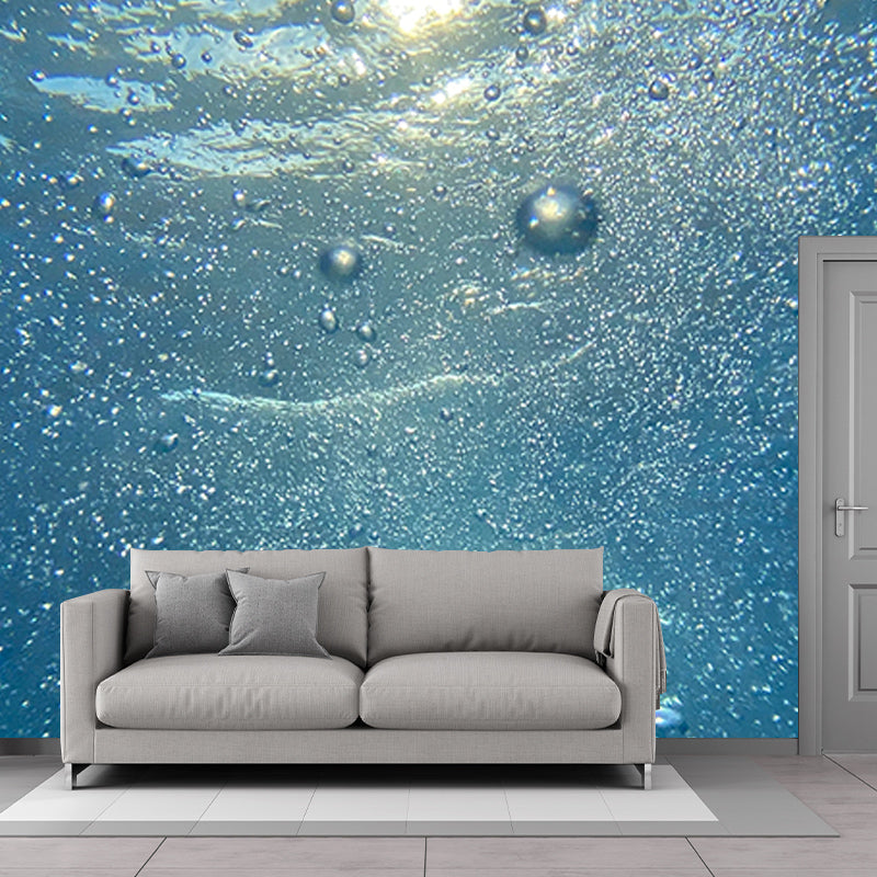 Decorative Wall Mural Wallpaper Underwater Sitting Room Wall Mural