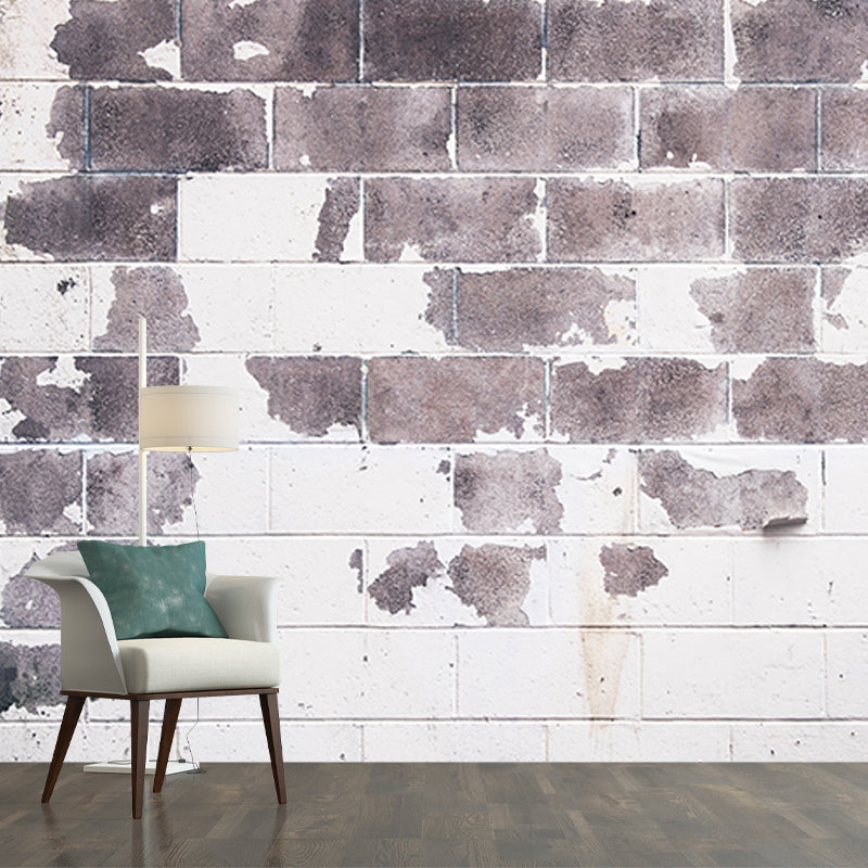 Brick Texture Photography Mildew Resistant Wallpaper Environmental Living Room Wall Mural