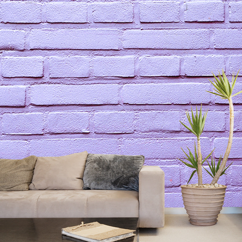 Wallpaper Photography Stain Resistant Brick Texture Living Room Wall Mural