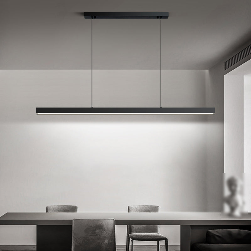 Simple LED Island Light Modern Style Hanging Light for Dining Room