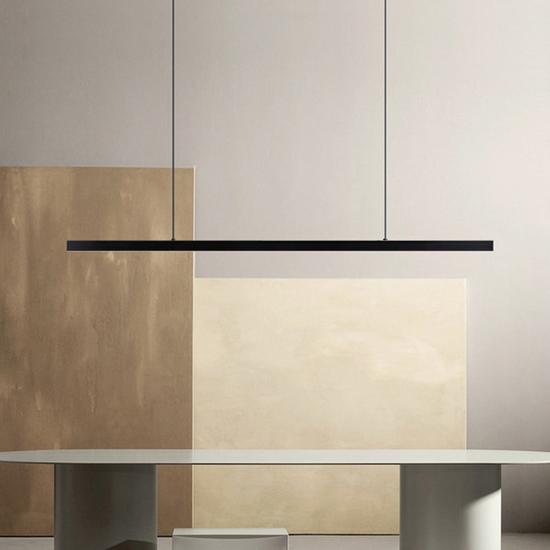 Simple LED Island Light Modern Style Hanging Light for Dining Room