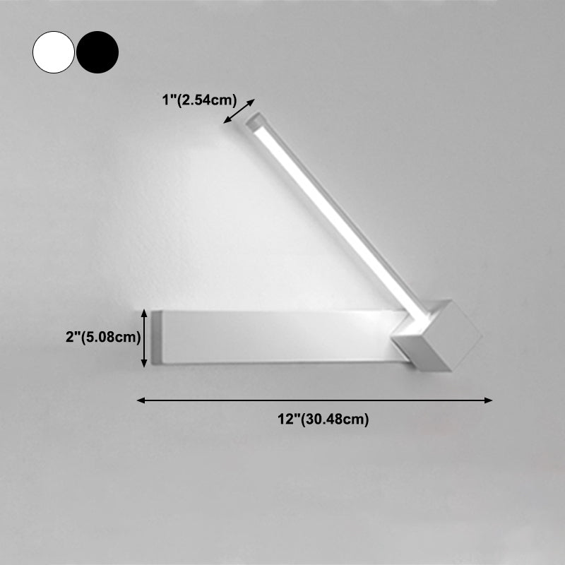 Geometric Shape Metal Wall Light Modern Style 1 Light Wall Mount Light