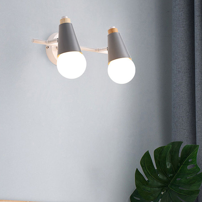 Geometric Wall Mounted Lamps Modern Style Metal Multi Lights Wall Lighting Ideas