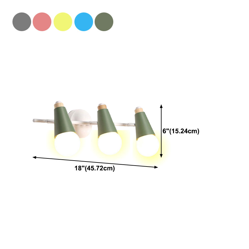 Geometric Wall Mounted Lamps Modern Style Metal Multi Lights Wall Lighting Ideas