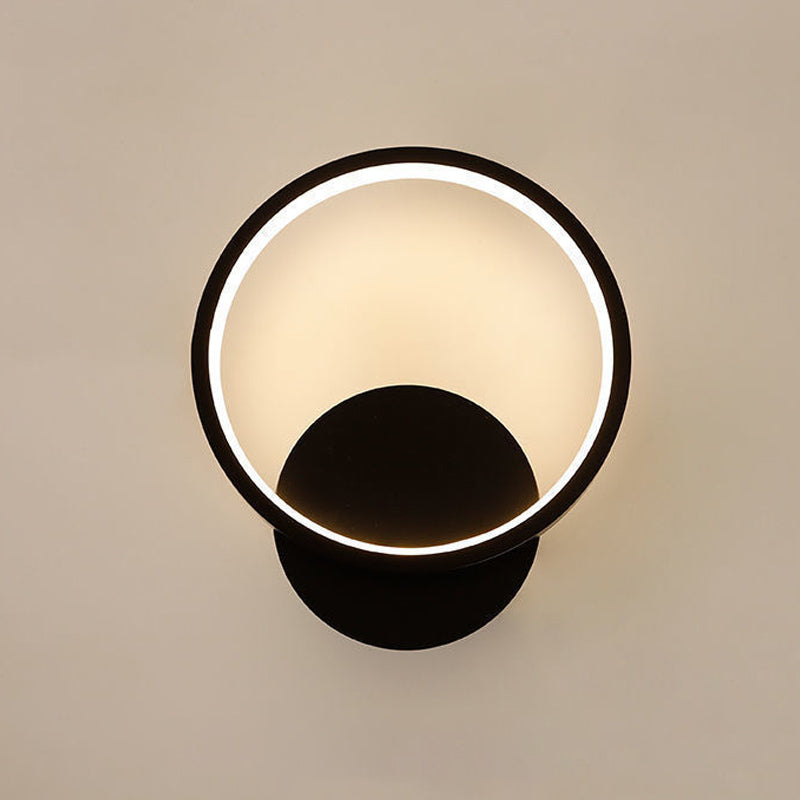 Modern Simple Wall Mount Light LED Wall Sconce Light with Silica Gel Shade for Bedroom