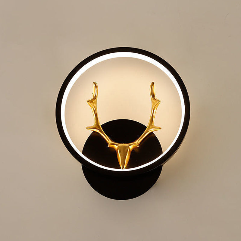 Modern Simple Wall Mount Light LED Wall Sconce Light with Silica Gel Shade for Bedroom