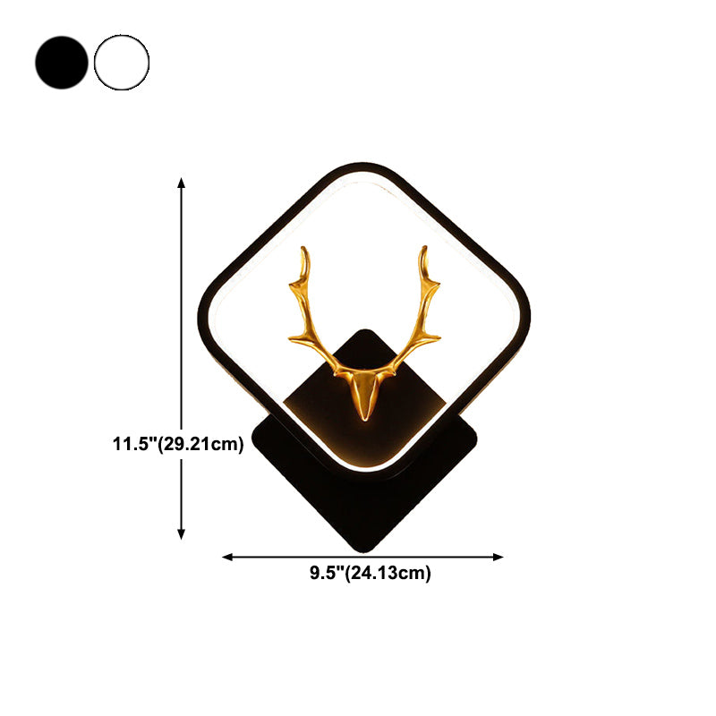 Modern Simple Wall Mount Light LED Wall Sconce Light with Silica Gel Shade for Bedroom