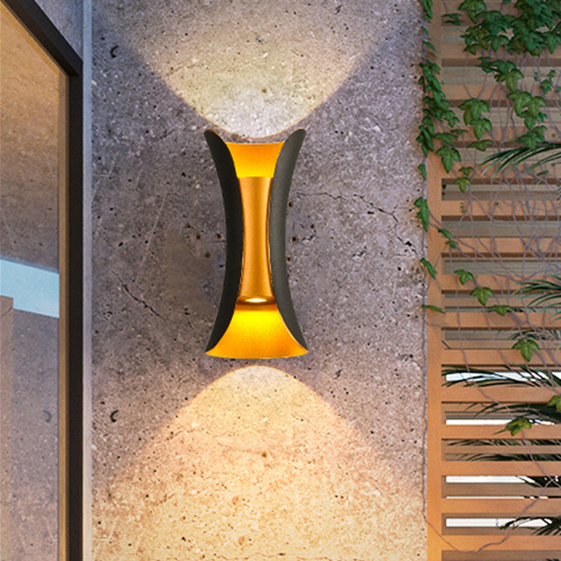 Aluminum Wall Mount Light LED Wall Sconce Light with Metal Shade for Bedroom