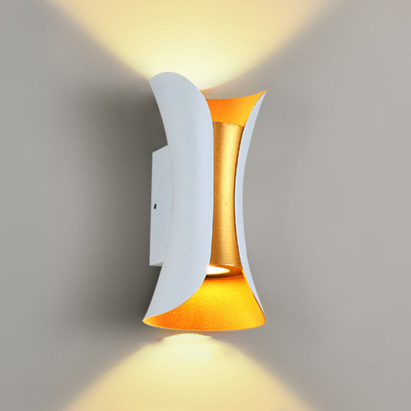 Aluminum Wall Mount Light LED Wall Sconce Light with Metal Shade for Bedroom