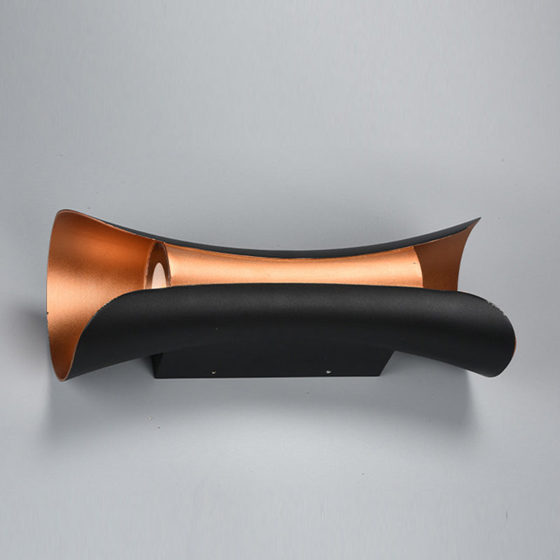 Aluminum Wall Mount Light LED Wall Sconce Light with Metal Shade for Bedroom