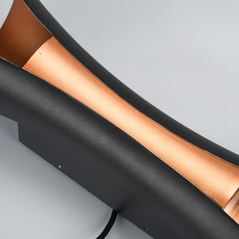 Aluminum Wall Mount Light LED Wall Sconce Light with Metal Shade for Bedroom