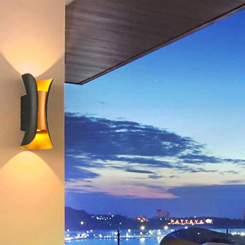 Aluminum Wall Mount Light LED Wall Sconce Light with Metal Shade for Bedroom