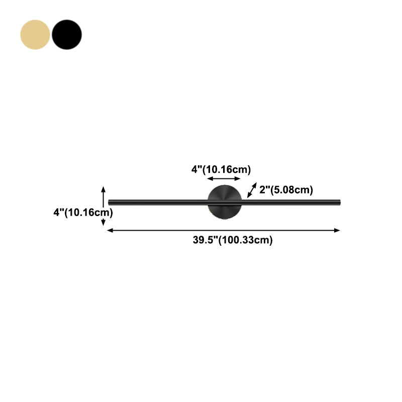 Strip Shape Wall Mount Light Modern LED Wall Sconce Light with Acrylic Shade for Bedside