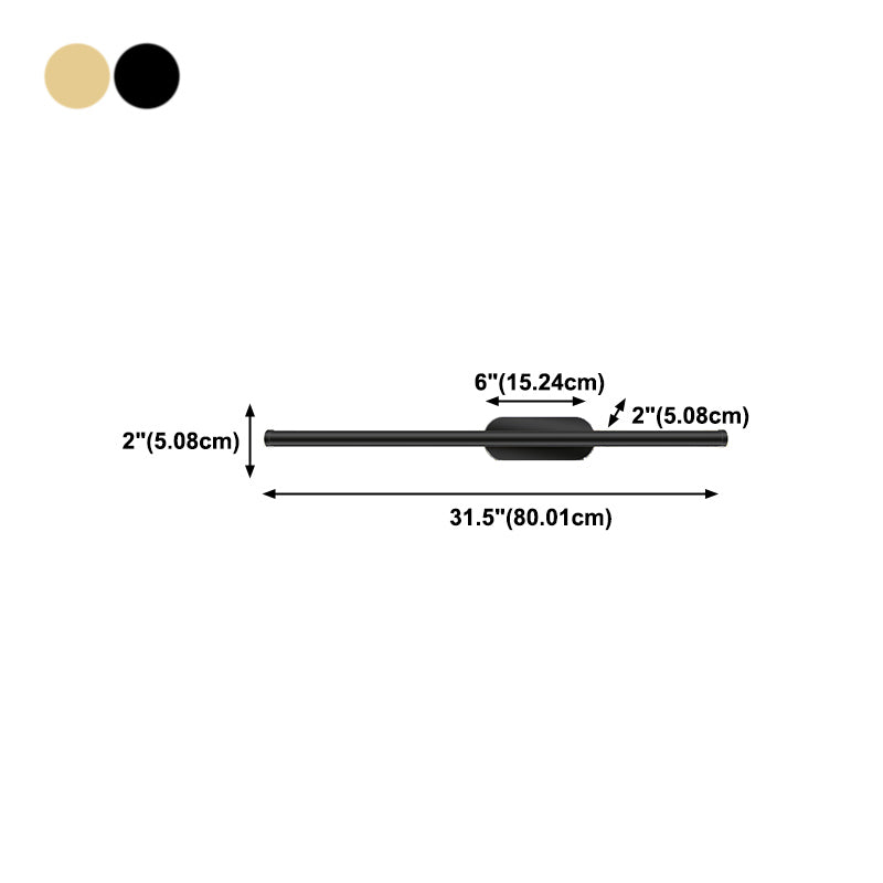 Strip Shape Wall Mount Light Modern LED Wall Sconce Light with Acrylic Shade for Bedside