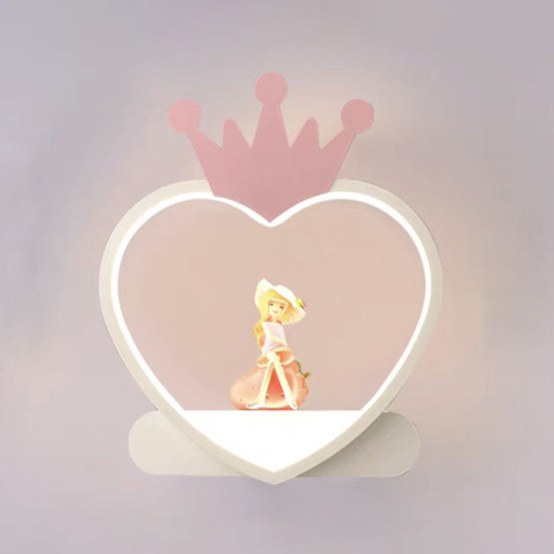 Geometry Shape Wall Light Kids Style Metal 1-Light Wall Mount Light