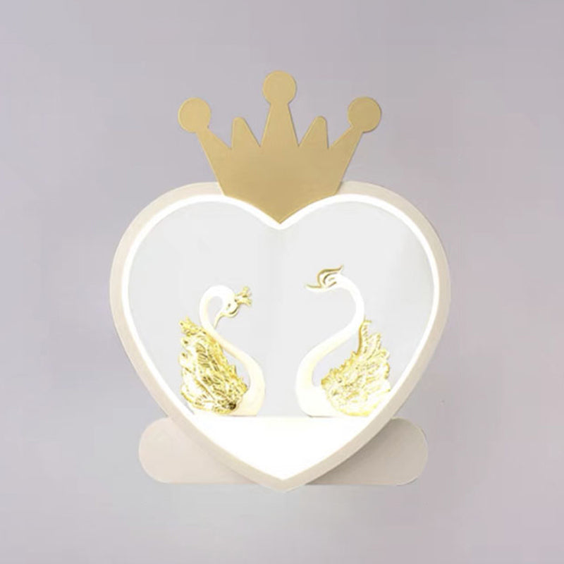 Geometry Shape Wall Light Kids Style Metal 1-Light Wall Mount Light