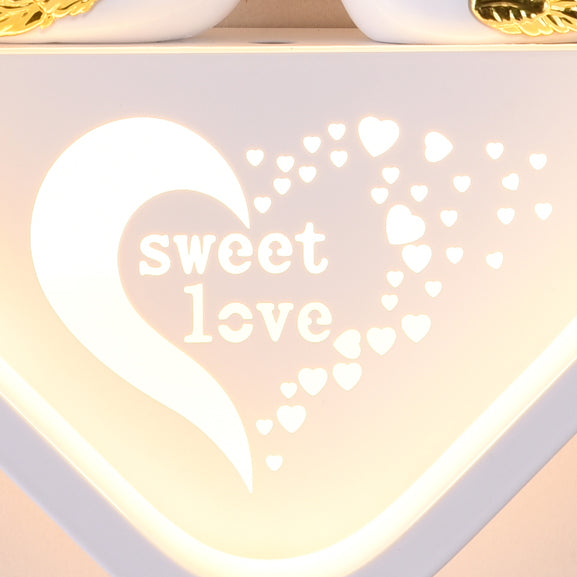 Geometry Shape Wall Light Kids Style Metal 1-Light Wall Mount Light