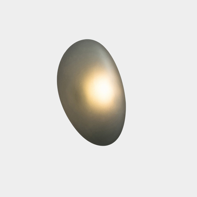 Nordic Glass Pebble Wall Sconce Living Room Background LED Wall Light Fixture