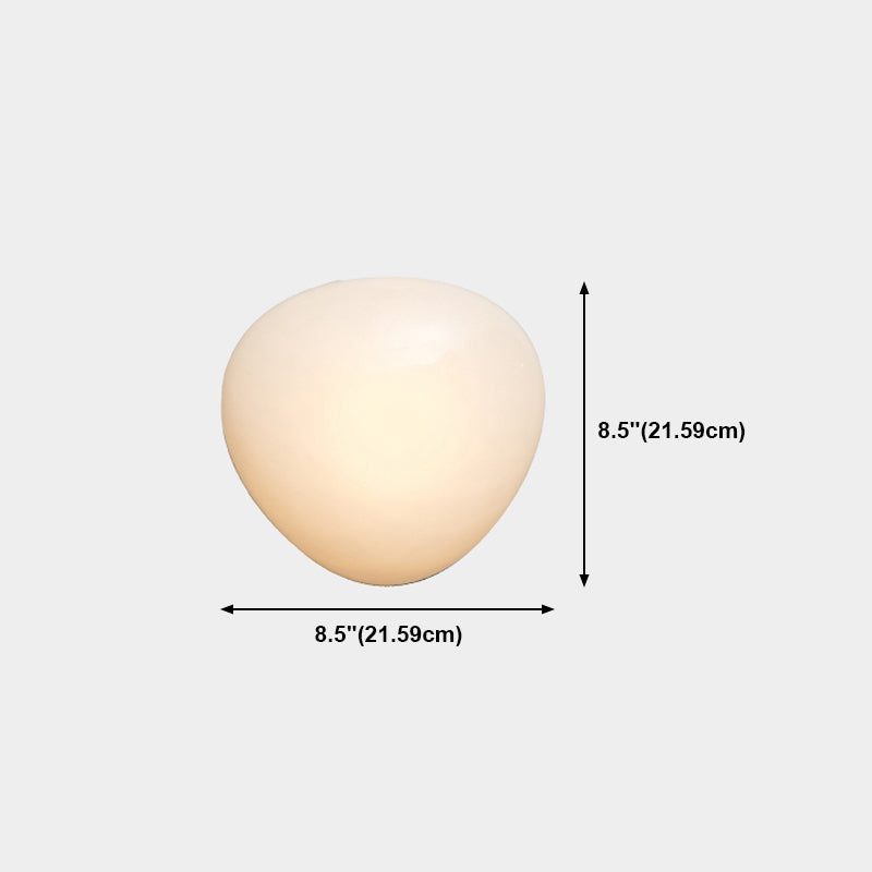 Nordic Glass Pebble Wall Sconce Living Room Background LED Wall Light Fixture