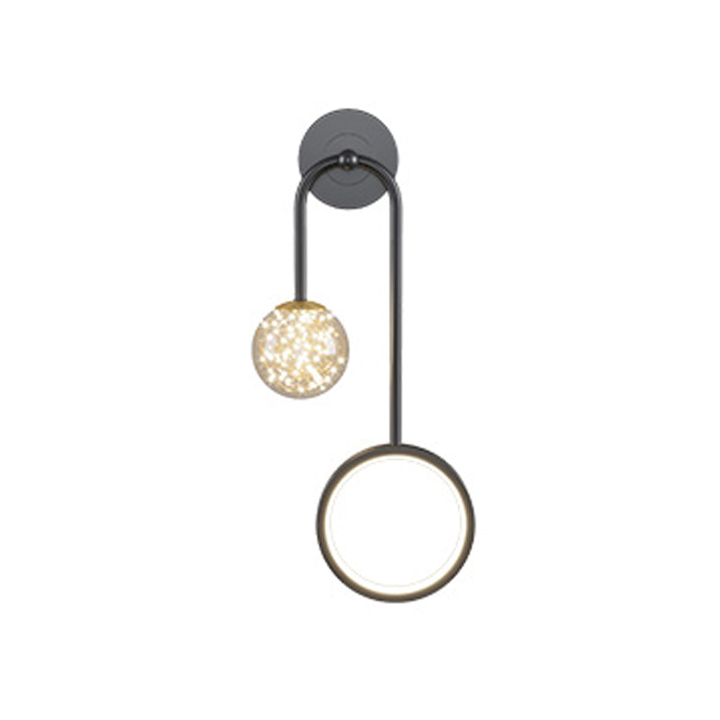 Geometry Shape Wall Lights Modern Style Glass 2-Light Wall Mount Lights