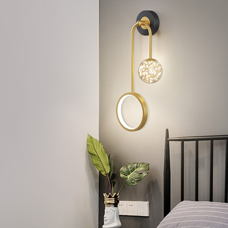 Geometry Shape Wall Lights Modern Style Glass 2-Light Wall Mount Lights