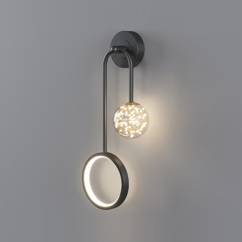 Geometry Shape Wall Lights Modern Style Glass 2-Light Wall Mount Lights