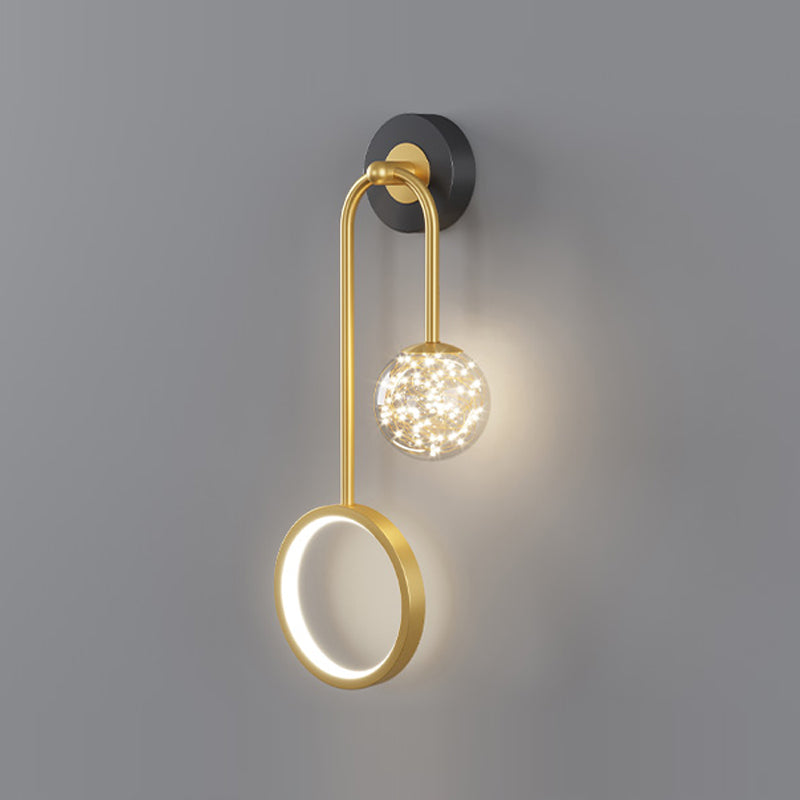 Geometry Shape Wall Lights Modern Style Glass 2-Light Wall Mount Lights