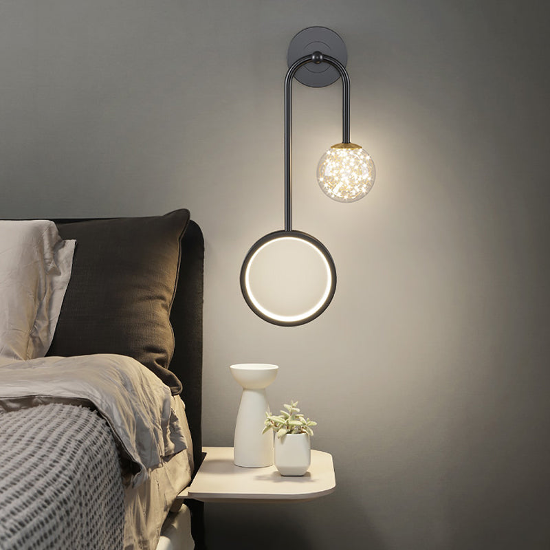 Geometry Shape Wall Lights Modern Style Glass 2-Light Wall Mount Lights