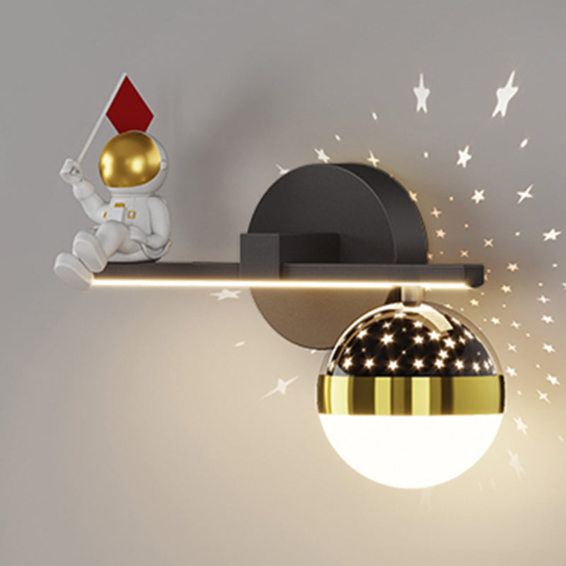 Kids Style Geometry Shape Wall Lights Metal 2-Light Wall Mount Lights