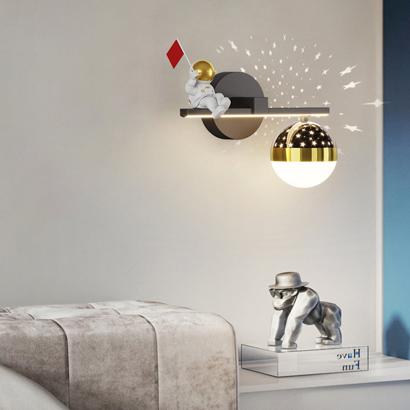 Kids Style Geometry Shape Wall Lights Metal 2-Light Wall Mount Lights