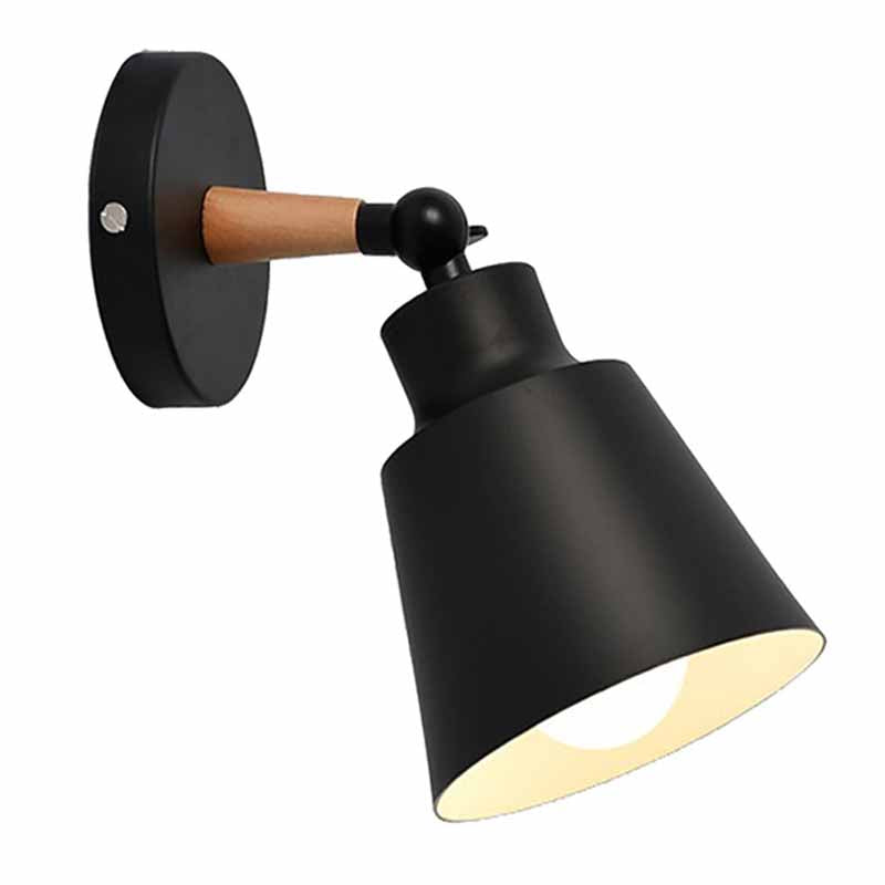 Modern Style Flared Sconce Light Fixtures Metal 1 Light Wall Lighting Ideas