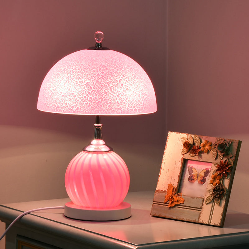 Glass Round Shape Lamp Mount Lighting Modern 2-Lights Lamp Fixture