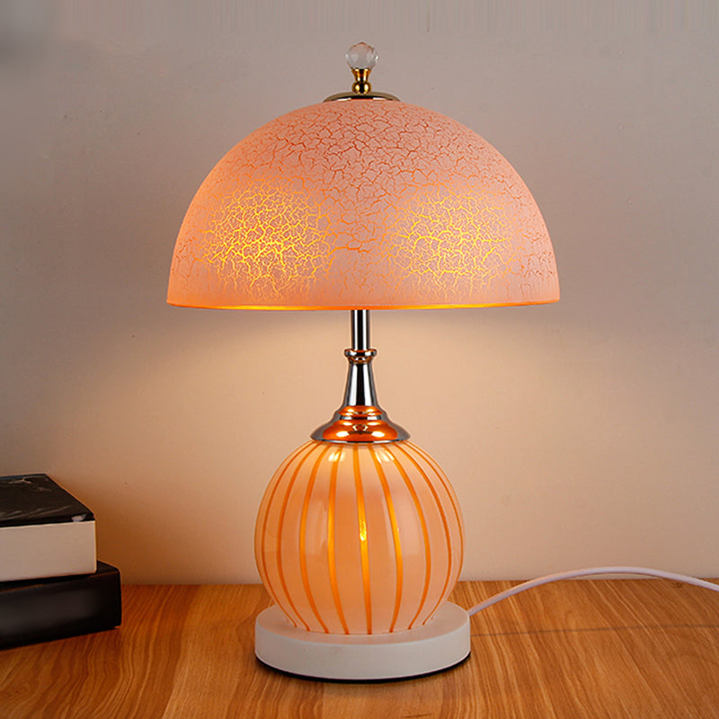 Glass Round Shape Lamp Mount Lighting Modern 2-Lights Lamp Fixture