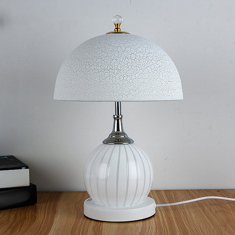 Glass Round Shape Lamp Mount Lighting Modern 2-Lights Lamp Fixture