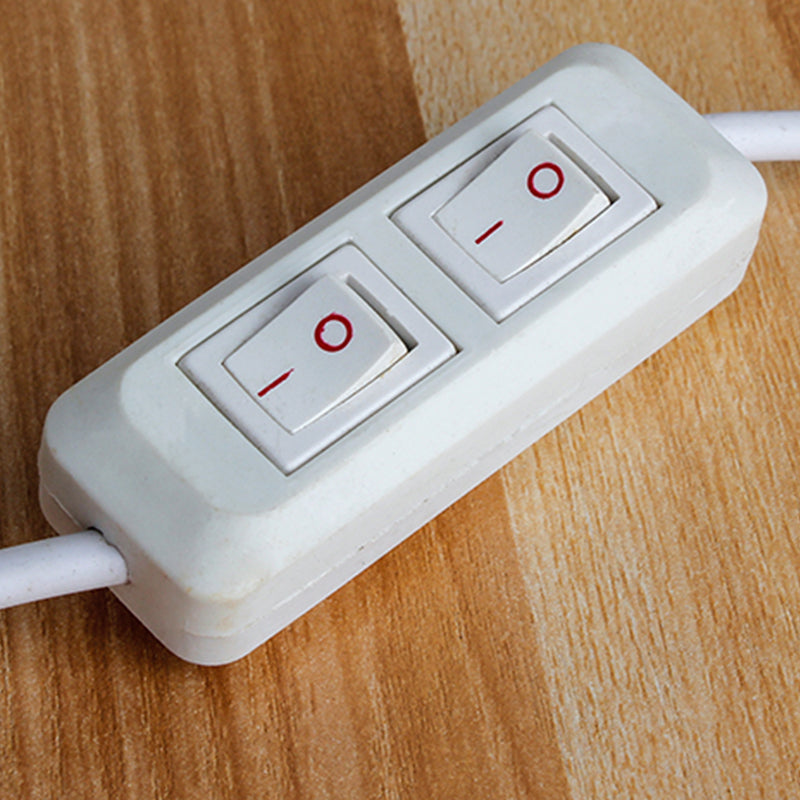 Glass Round Shape Lamp Mount Lighting Modern 2-Lights Lamp Fixture