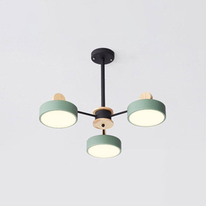 Metal Hanging Pendant Lights Modern Starburst Hanging Lamps for Living Room