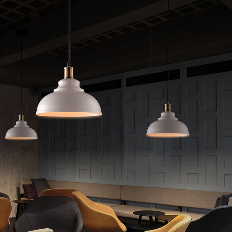 1 illuminazione in metallo in stile industriale a sospensione geometrica