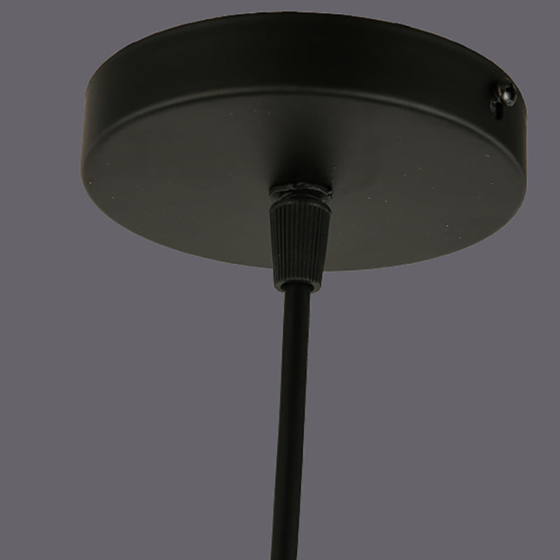 1 illuminazione in metallo in stile industriale a sospensione geometrica