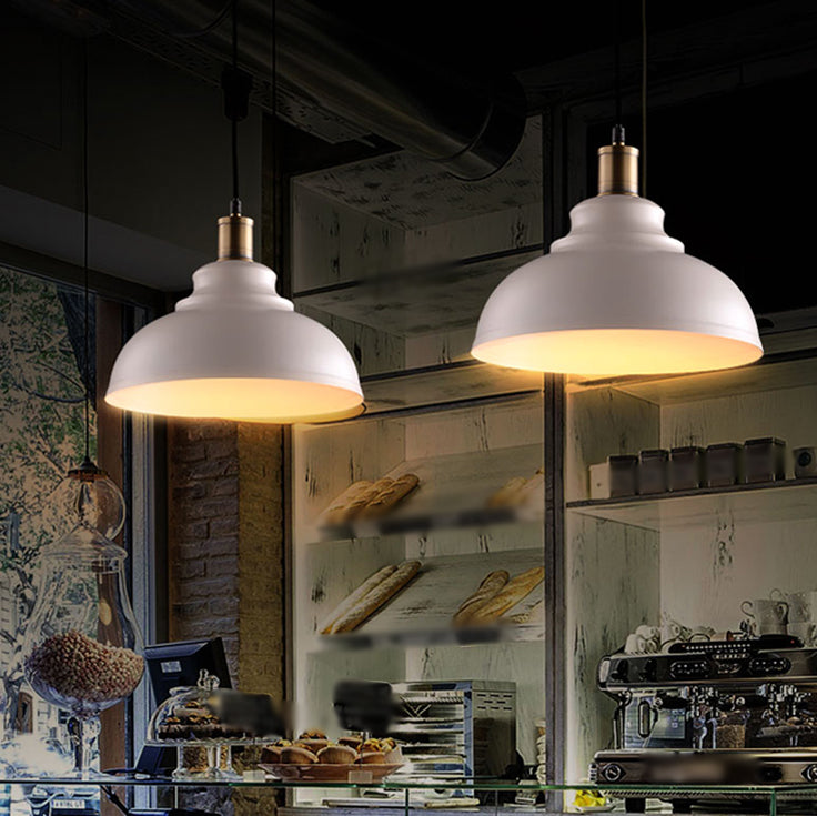 1 illuminazione in metallo in stile industriale a sospensione geometrica