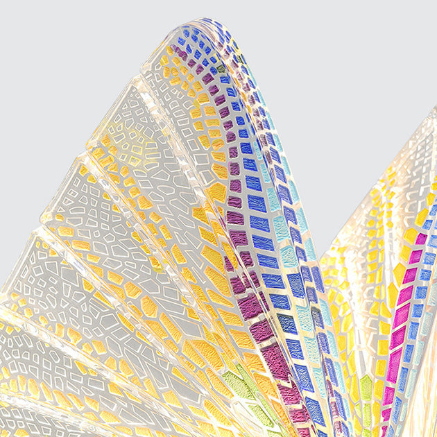 Butterfly Shape Hanging Lighting Modern Style Metal 1 Light Hanging Lamp for Living Room